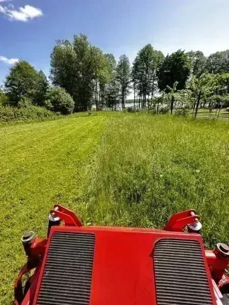 Žolės pjovimas — nuotrauka 1